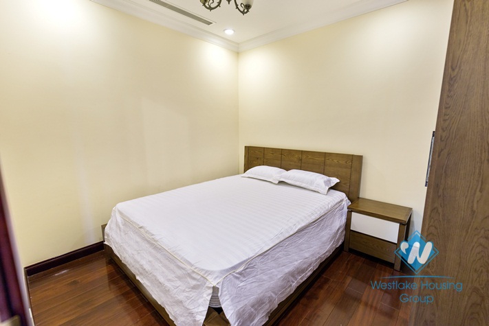 Royal city Hanoi 90 sqm furnished apartment for rent, high floor with balcony